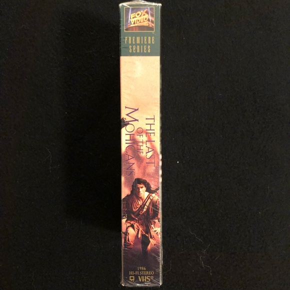 🎉HP🎉 “The Last of the Mohicans” on VHS - Excellent Condition - made in 1986 📼 - Picture 3 of 6